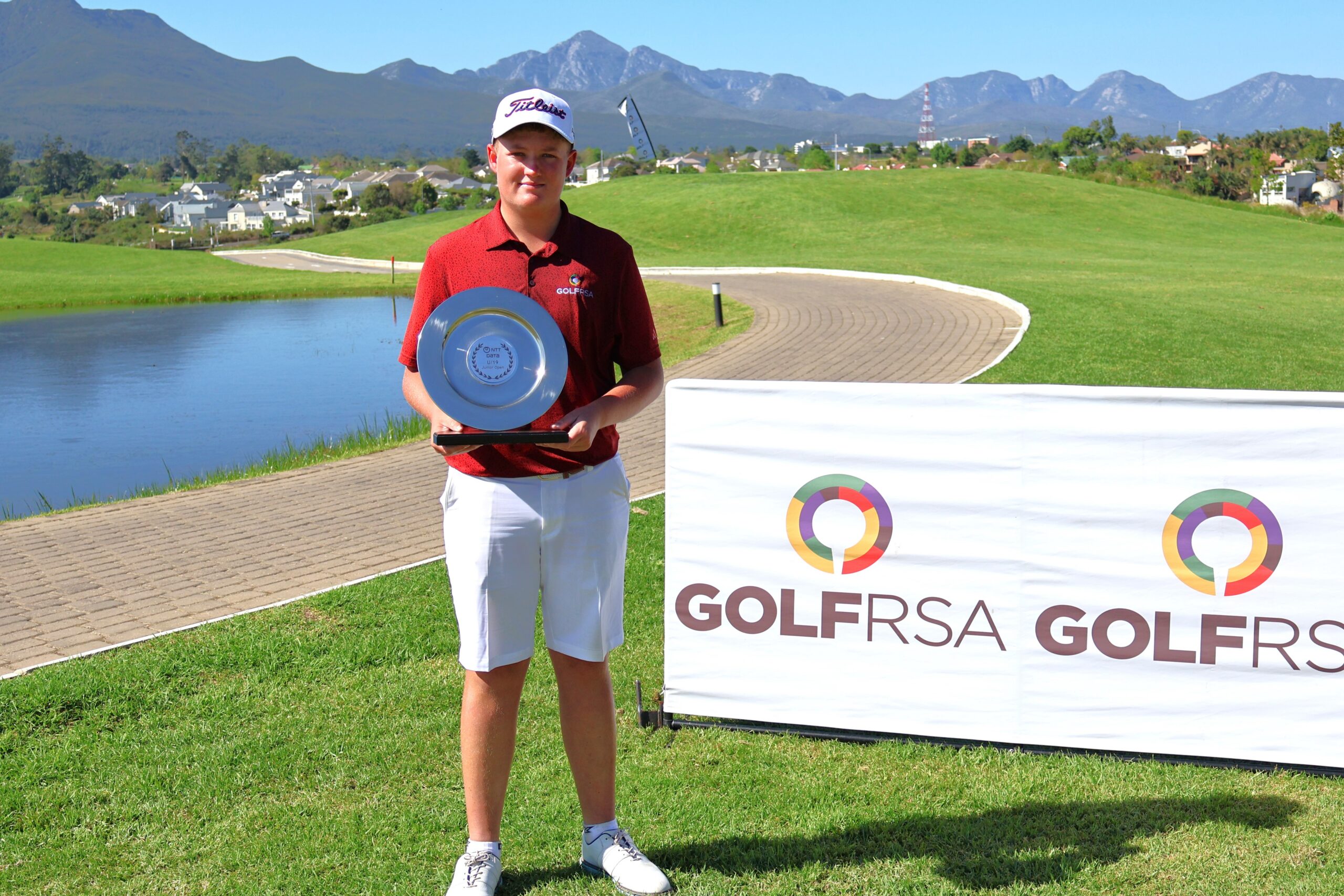 Jordan Groenewald U19 NTT Data Junior Open champion